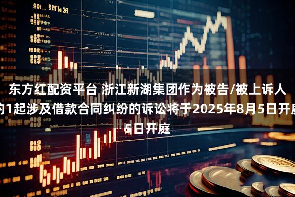 东方红配资平台 浙江新湖集团作为被告/被上诉人的1起涉及借款合同纠纷的诉讼将于2025年8月5日开庭