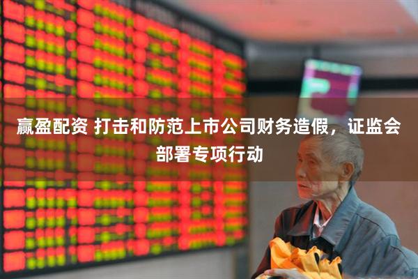 赢盈配资 打击和防范上市公司财务造假，证监会部署专项行动